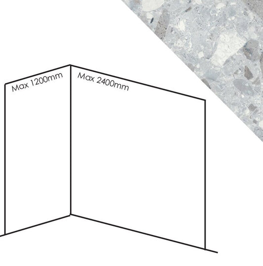 Bushboard Nuance Corner Pack C2 (for Shower Enclosures up to 2400mm) Lumiere - Brand New Bathrooms