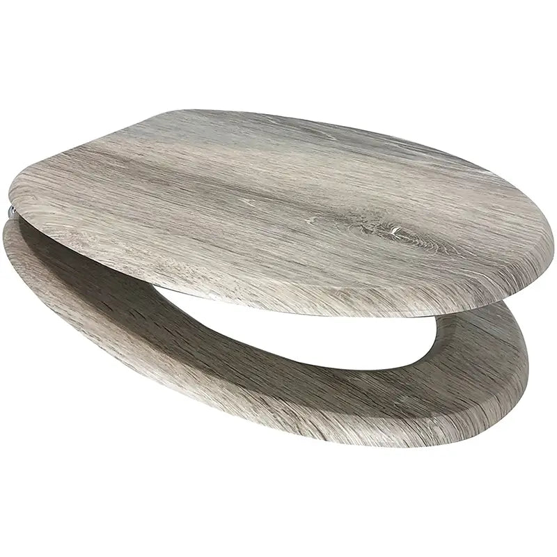 Euro Showers MDF Wood Veneer Universal Toilet Seat (9 colours) - Brand New Bathrooms