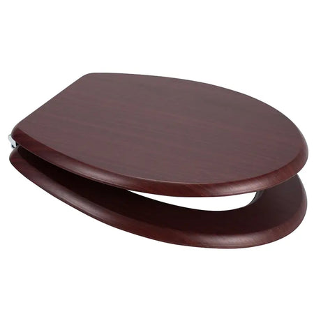 Euro Showers MDF Wood Veneer Universal Toilet Seat (9 colours) - Brand New Bathrooms