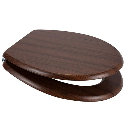 Euro Showers MDF Wood Veneer Universal Toilet Seat (9 colours) - Brand New Bathrooms