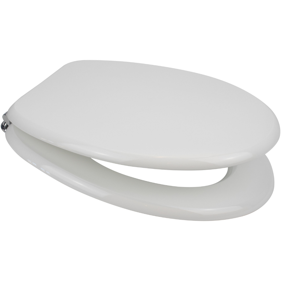 Euro Showers MDF Antibac Universal Toilet Seat (White)