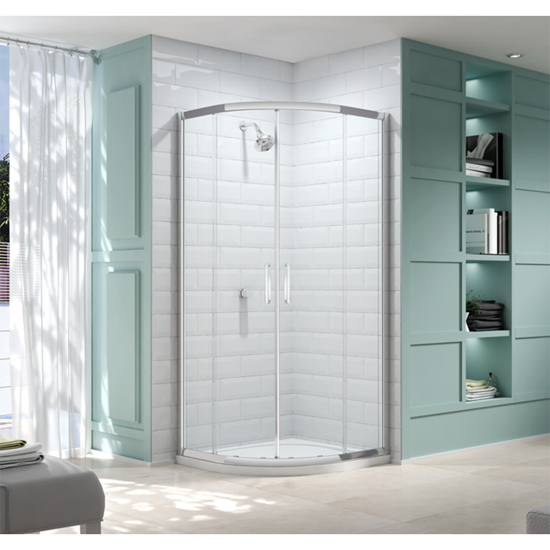 Merlyn 8 Series | 2 Door Quadrant (3 sizes, Chrome) - Brand New Bathrooms