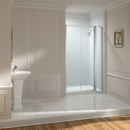 Merlyn 8 Series | Inline Panel (2 sizes, Chrome)