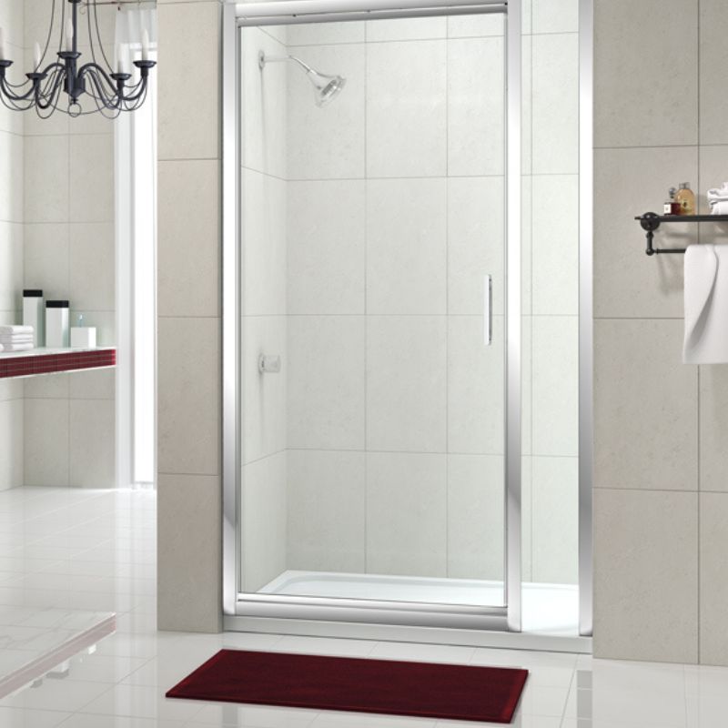 Merlyn 8 Series | Infold Door and Inline Panel (9 sizes, Chrome)