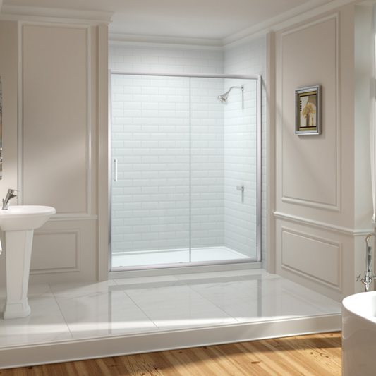 Merlyn 8 Series | Sliding Shower Door (8 sizes, Chrome)