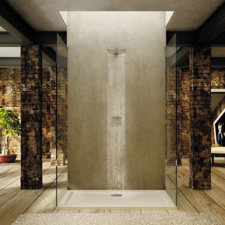 MX DucoStone Flat Top Rectangle Low Profile Shower Tray (29 sizes) (Anti-Slip options available) - Brand New Bathrooms