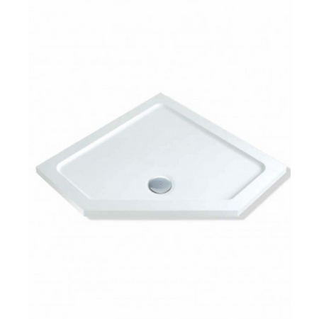MX DucoStone Flat Top Pentangle Low Profile Shower Tray (Anti-Slip option available) (1 size) - Brand New Bathrooms