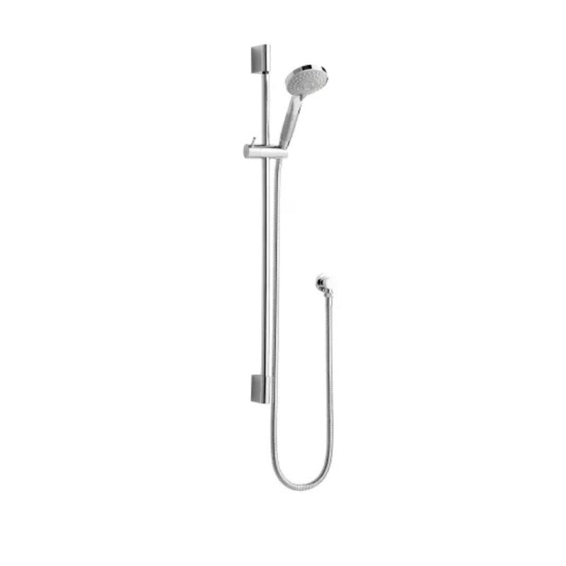 Nuie Slide Rail Round Shower Kit (2 sizes, Chrome) - Brand New Bathrooms