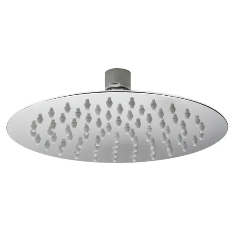 Nuie Fixed Shower Head (1 size, 2 styles, Chrome) - Brand New Bathrooms