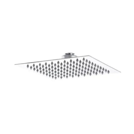 Nuie Fixed Shower Head (1 size, 2 styles, Chrome) - Brand New Bathrooms