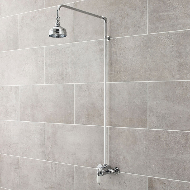 Nuie Rigid Riser Shower Kit (1 size, Chrome) - Brand New Bathrooms