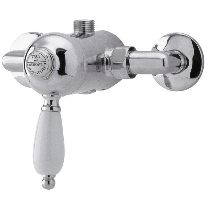 Nuie Edwardian Exposed Shower Valve (1 size, Chrome) - Brand New Bathrooms