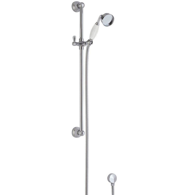 Nuie Traditional Slider Rail Kit (1 size, Chrome) - Brand New Bathrooms