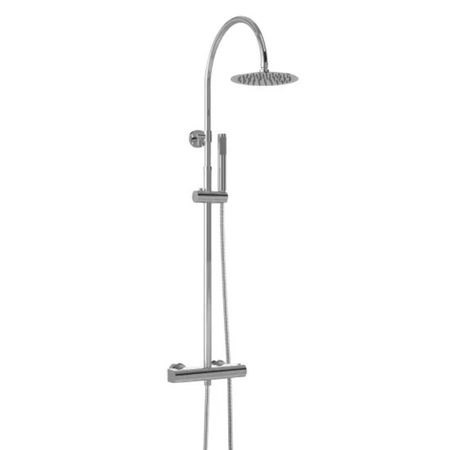 Hudson Reed Multi Option Shower Kits Round Brass Thermostatic Bar Valve & Shower Kit  (2 styles, Chrome) - Brand New Bathrooms
