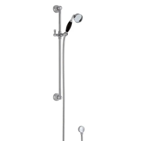 Hudson Reed Slider Rail Shower Kit (Chrome / Black) - Brand New Bathrooms