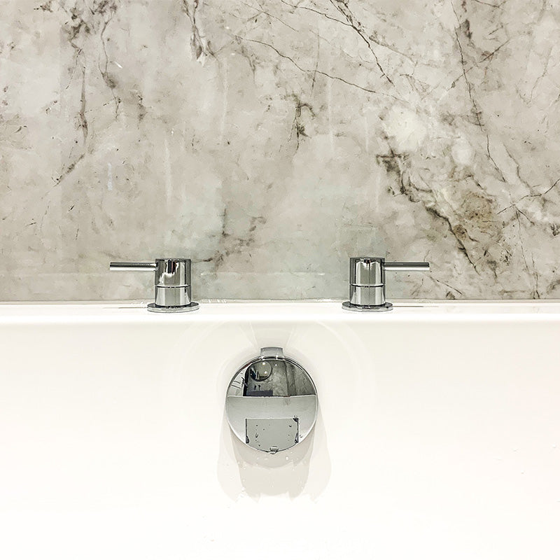 Abode Harmonie Round Bath Filler Panel Valves (Pair) (1 size, 2 colours)