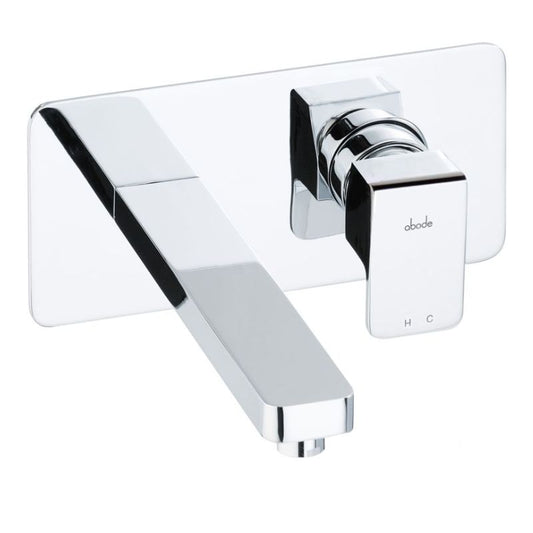 Abode Fervour Wall Mounted Basin Mixer (Chrome)