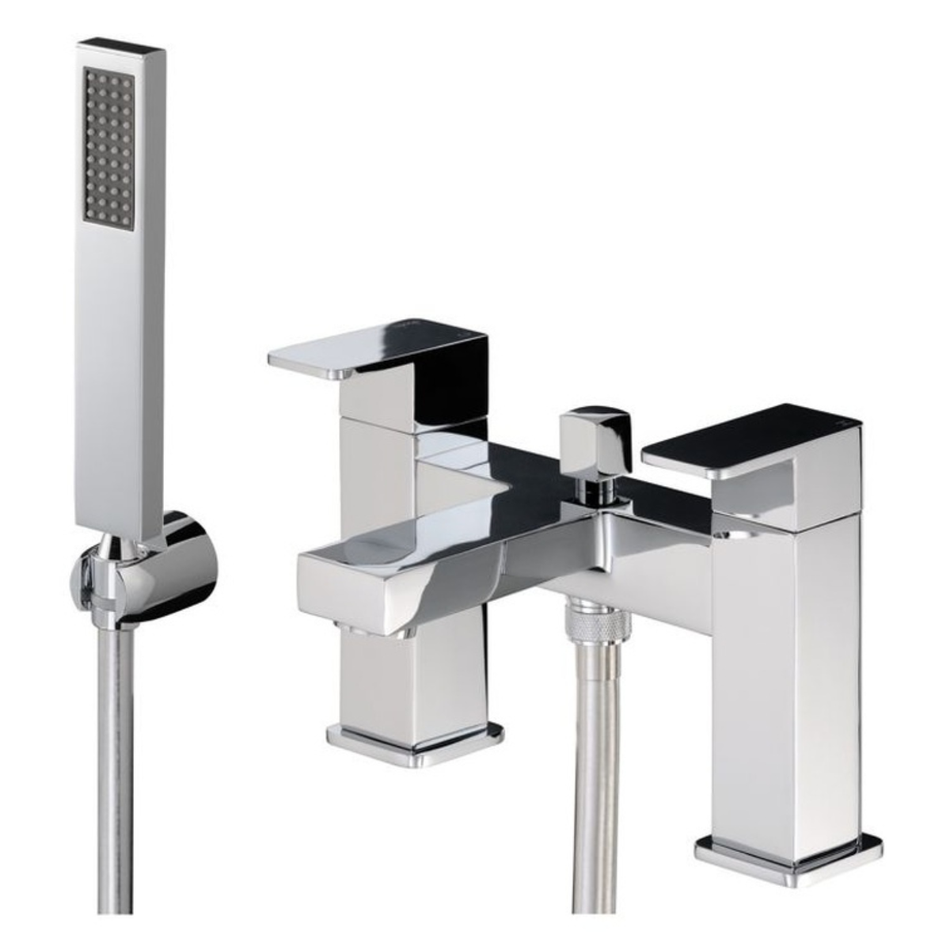 Abode Fervour Deck Mounted Bath & Shower Mixer (Chrome)