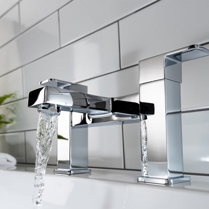 Abode Fervour Deck Mounted Bath Filler (Chrome)