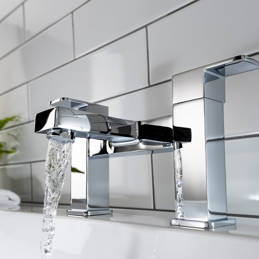 Abode Fervour Deck Mounted Bath Filler (Chrome)