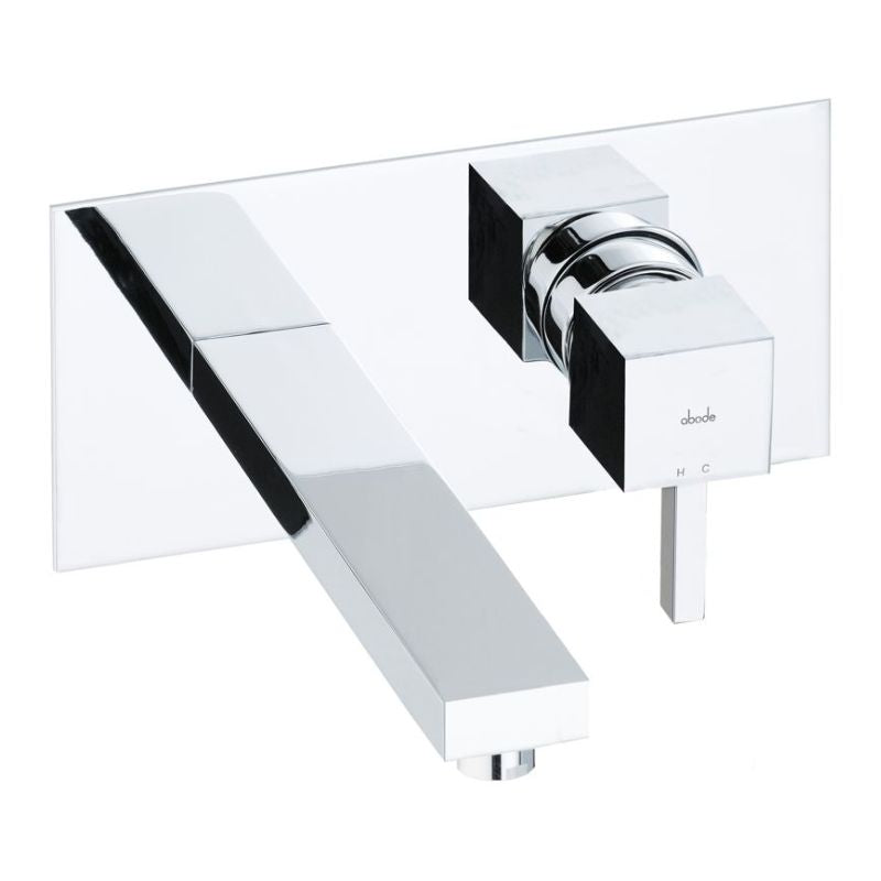 Abode Zeal Wall Mounted Basin Mixer Tap (Chrome)
