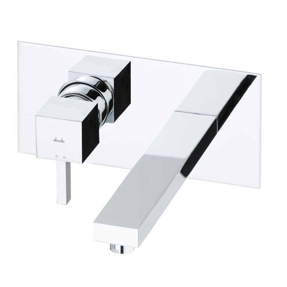 Abode Zeal Wall Mounted Basin Mixer Tap (Chrome)