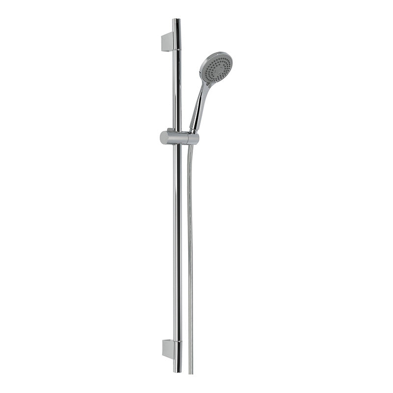Abode Euphoria Sliding Rail Multi Pattern Shower Kit (1 size, Chrome)