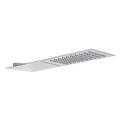 Abode Storm Slimline 3mm Wall Mounted Showerhead (2 styles, Chrome)