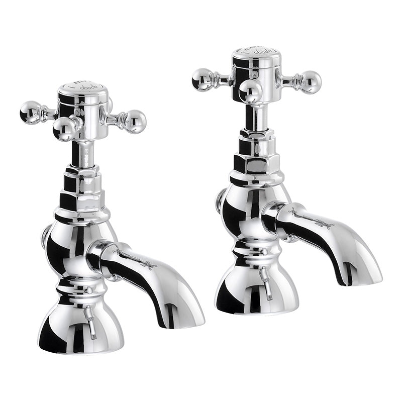 Abode Sentiment Bath Pillar Taps (1 size, 2 colours)