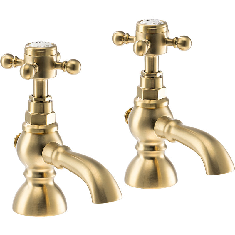Abode Sentiment Bath Pillar Taps (1 size, 2 colours)