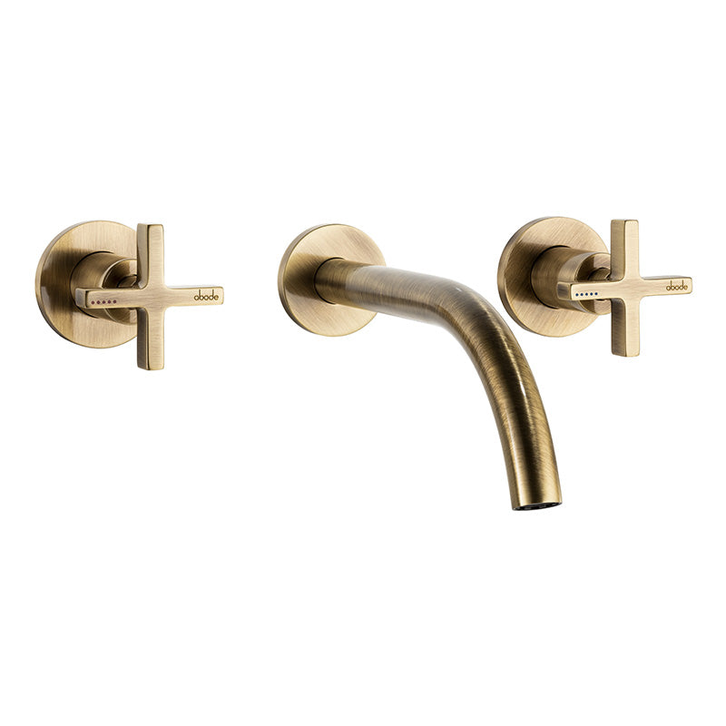Abode Serenitie Wall Mounted Basin Mixer Tap (1 size, 2 colours)