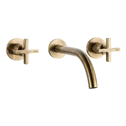 Abode Serenitie Wall Mounted Basin Mixer Tap (1 size, 2 colours)