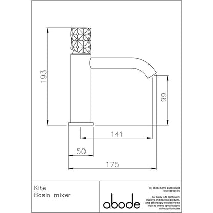 Abode Kite Basin Mixer Tap (2 sizes, 2 colours)
