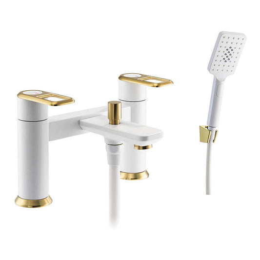 Abode Levarto Deck Mounted Bath & Shower Mixer (1 size, 5 colours)