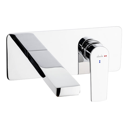 Abode Aquip Wall Mounted Basin or Bath Mixer Tap (1 size, 3 colours)