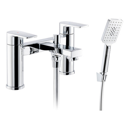 Abode Aquip Deck Mounted Bath & Shower Mixer (1 size, 3 colours)