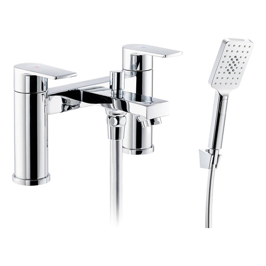Abode Aquip Deck Mounted Bath & Shower Mixer (1 size, 3 colours)