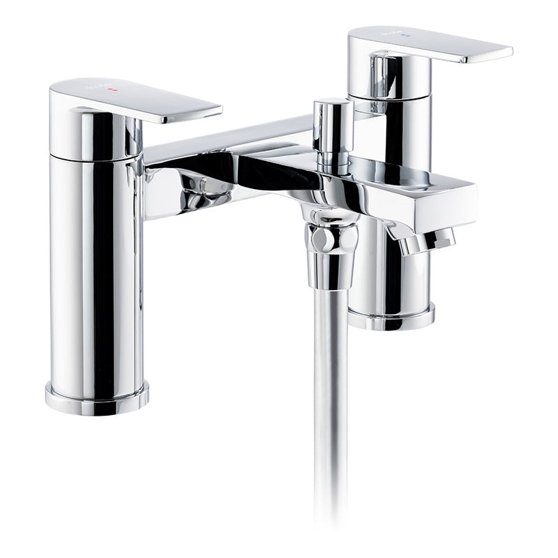 Abode Aquip Deck Mounted Bath & Shower Mixer (1 size, 3 colours)