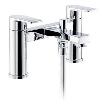 Abode Aquip Deck Mounted Bath & Shower Mixer (1 size, 3 colours)