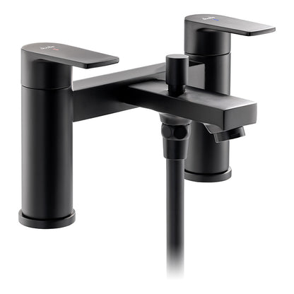 Abode Aquip Deck Mounted Bath & Shower Mixer (1 size, 3 colours)
