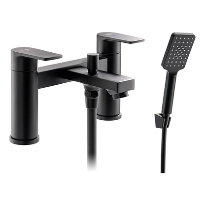 Abode Aquip Deck Mounted Bath & Shower Mixer (1 size, 3 colours)