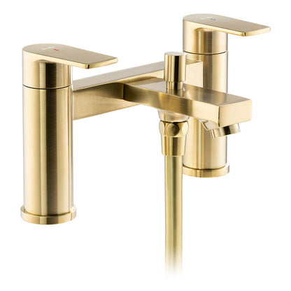 Abode Aquip Deck Mounted Bath & Shower Mixer (1 size, 3 colours)