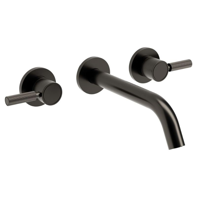 Abode Refine Wall Mounted Basin Mixer Tap (Gunmetal)