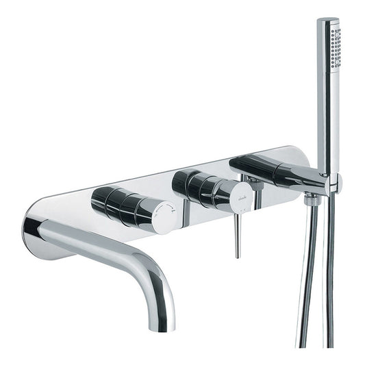 Abode Chao Wall Mounted Bath & Shower Mixer (Chrome)