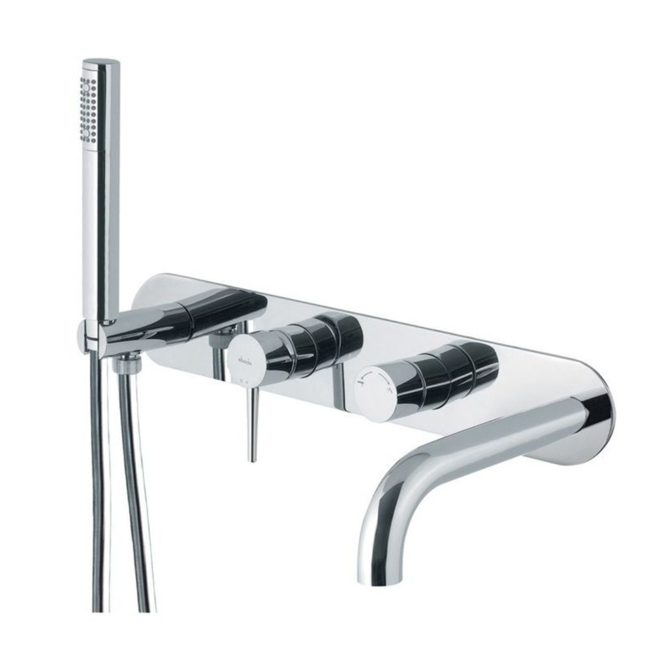 Abode Chao Wall Mounted Bath & Shower Mixer (Chrome)