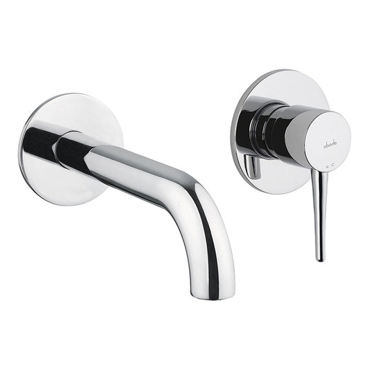 Abode Chao Wall Mounted 2-Hole Bath Mixer (Chrome)