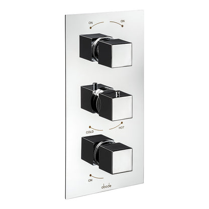 Abode Zeal Concealed Shower Valve - 3 Exit (Chrome)