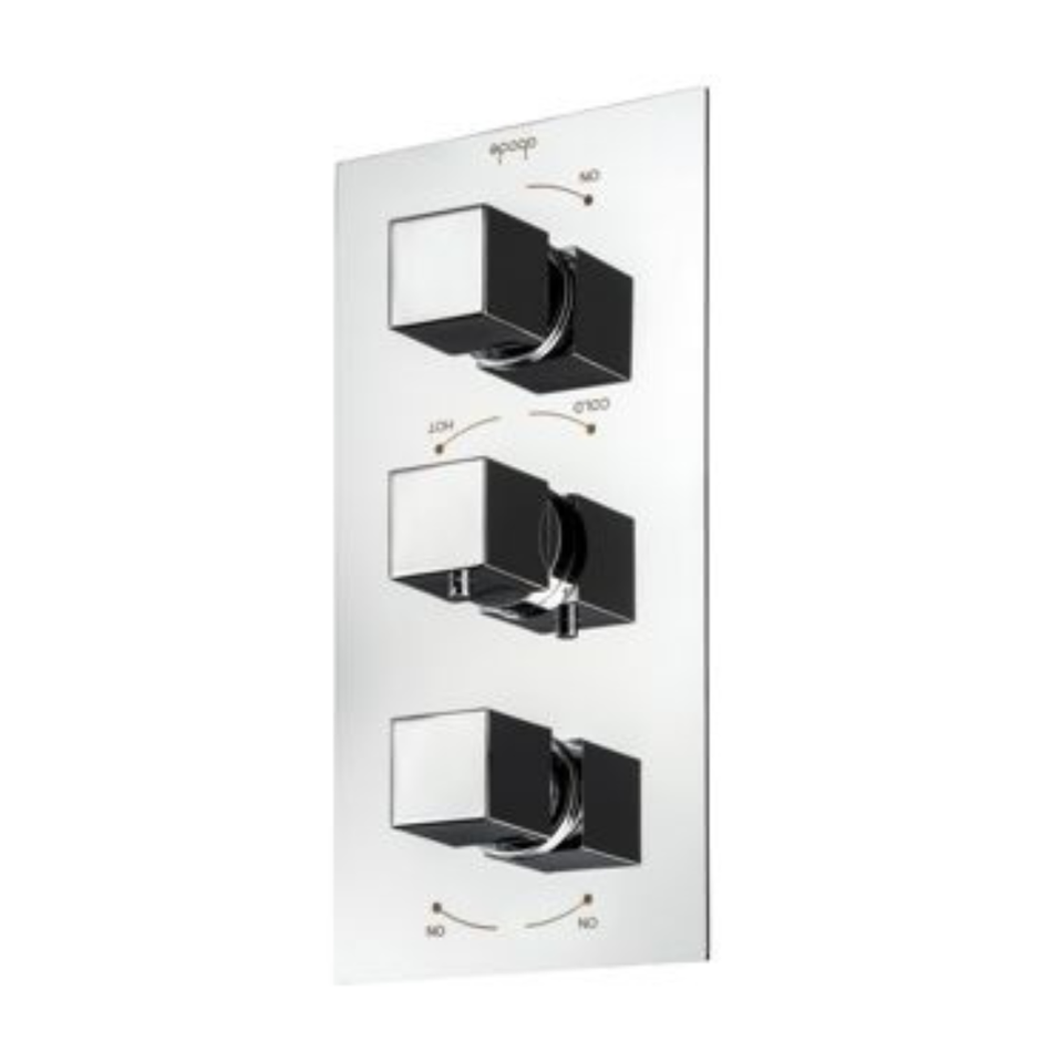 Abode Zeal Concealed Shower Valve (3 Exits) (Chrome)