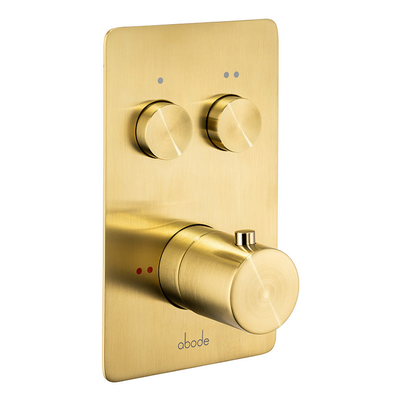 Abode Uno Concealed Push Button Shower Valve (1 size, 3 colours)