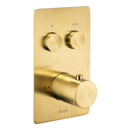 Abode Uno Concealed Push Button Shower Valve (1 size, 3 colours)